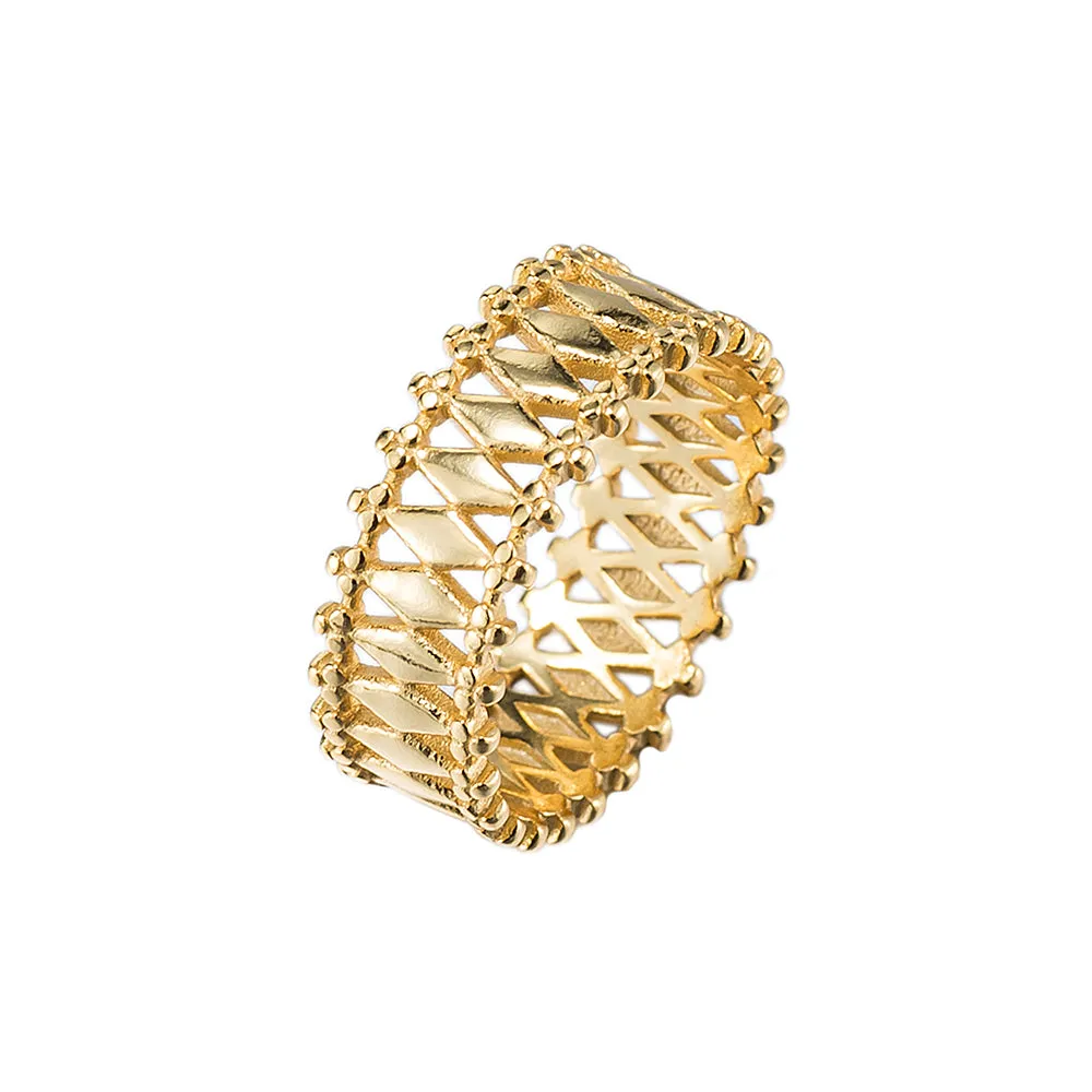 Thick Cage Ring