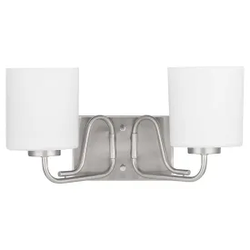 Tobin Two-Light Bathroom Vanity Fixture