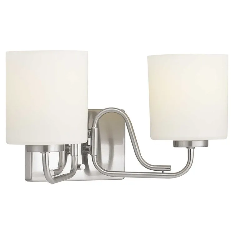 Tobin Two-Light Bathroom Vanity Fixture