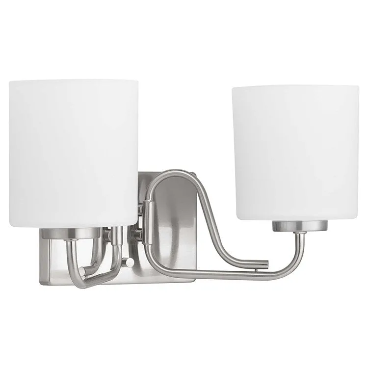 Tobin Two-Light Bathroom Vanity Fixture