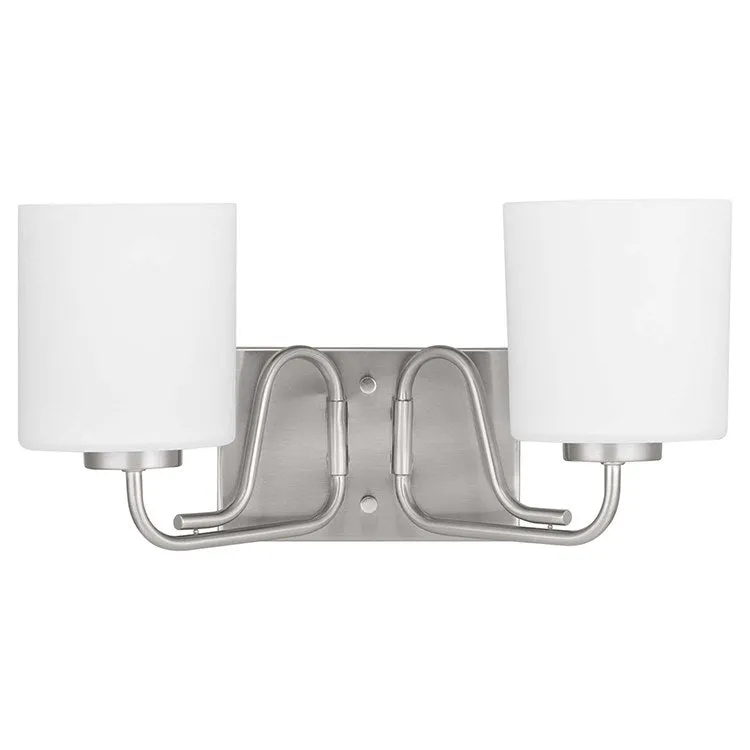 Tobin Two-Light Bathroom Vanity Fixture