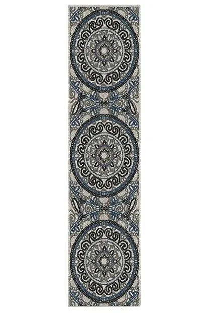 Torrey 072J1 Beige/Blue Rug