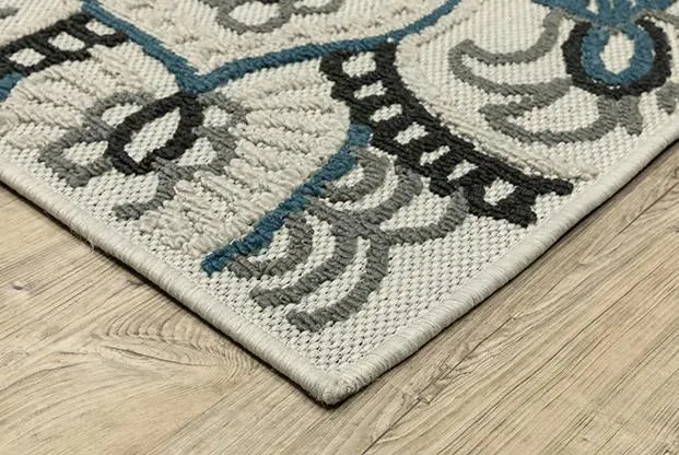 Torrey 072J1 Beige/Blue Rug