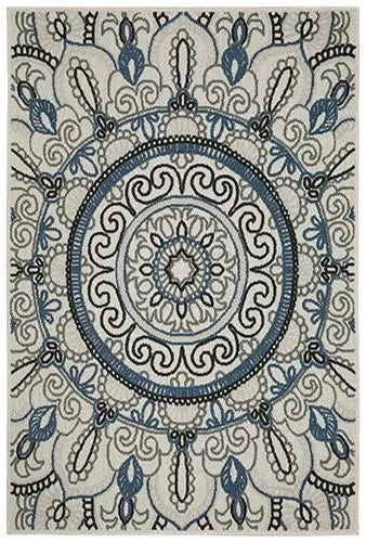 Torrey 072J1 Beige/Blue Rug