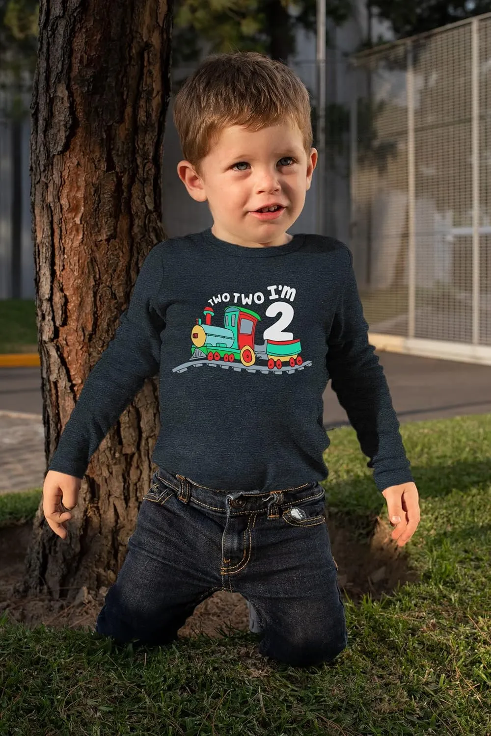 Unordinary Toddler 2nd Birthday Shirt boy Chugga Chugga Two Two Train im 2 Years Old Second Birthday Tshirt