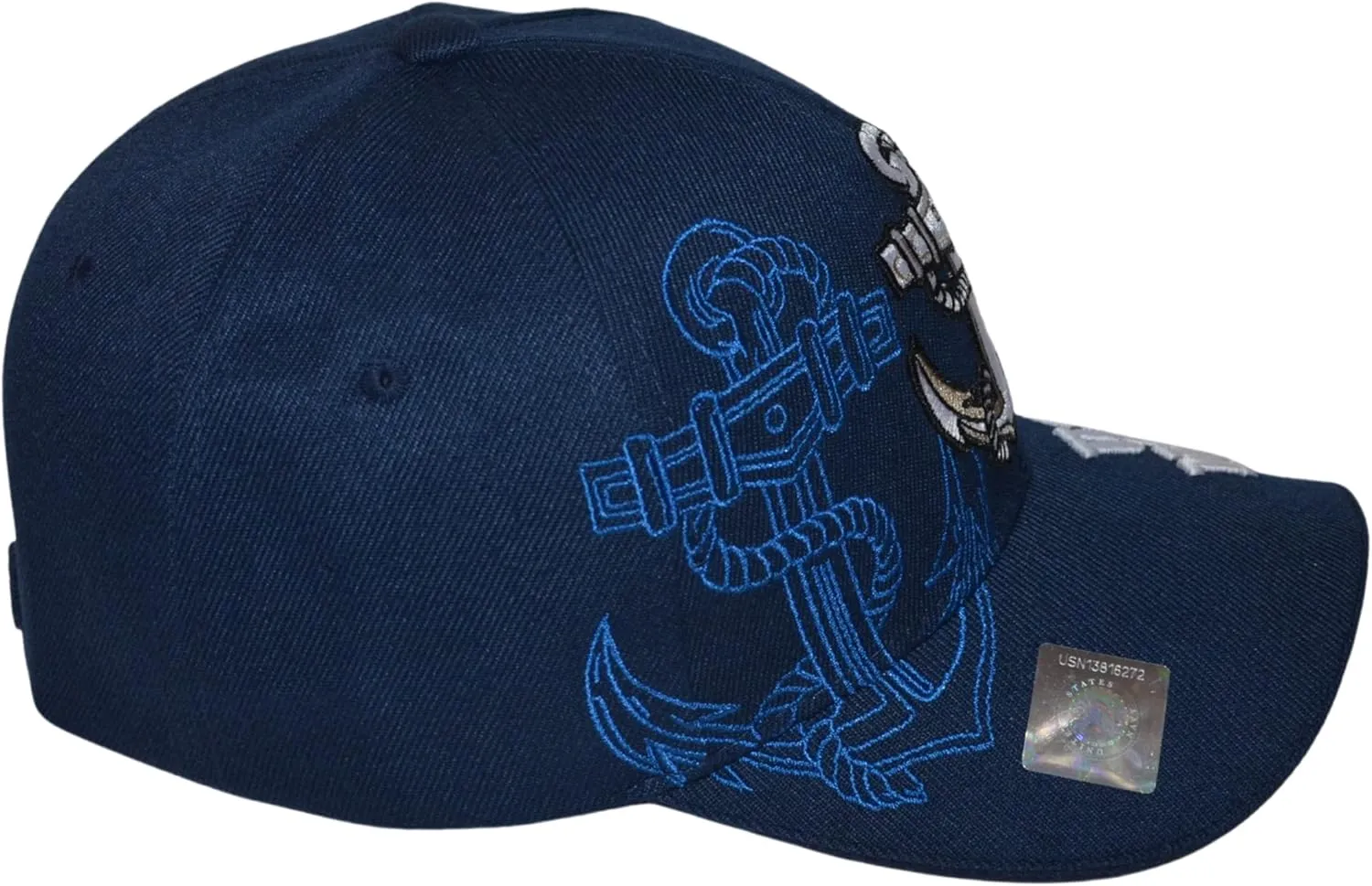US Navy Hat Official Licensed Military Cap, Unisex Armed Forces Baseball Hat