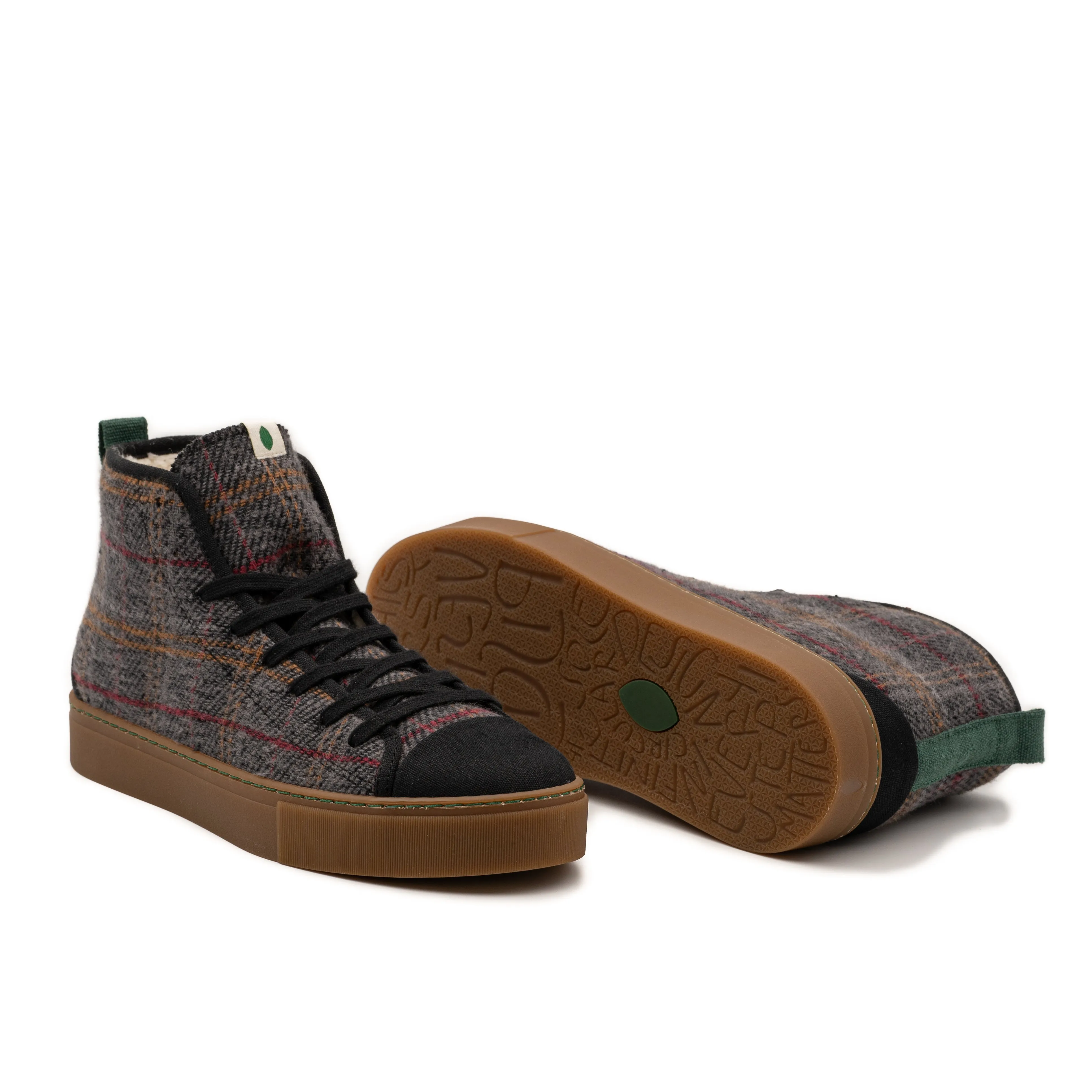 Vegan bootie gray scottish PHO004