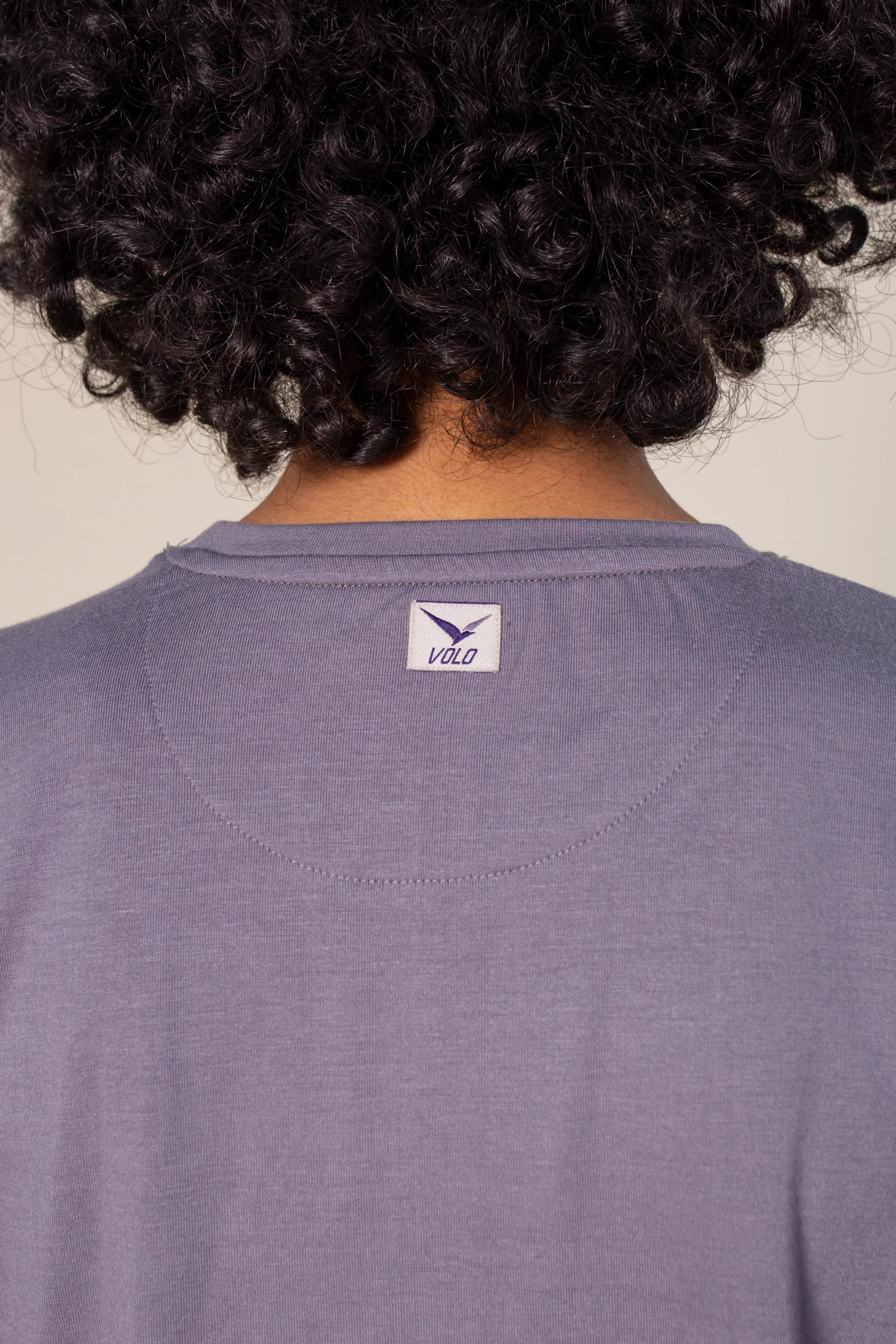 VOLO Bamboo Tee Smoke Gray "Retro VOLO Logo" 2.0