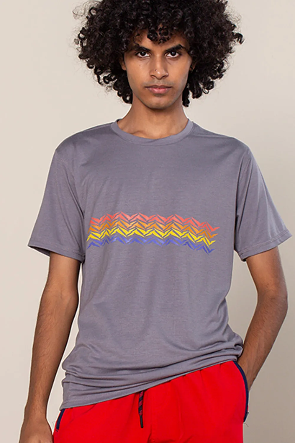 VOLO Bamboo Tee Smoke Gray "Retro VOLO Logo" 2.0