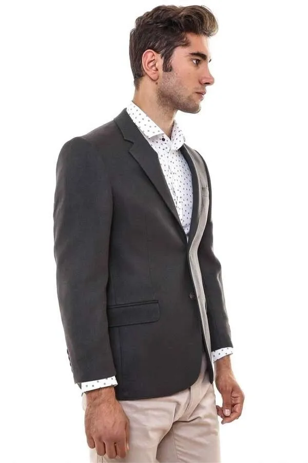 WSS 4 Drop Cachet Dark Green Men Blazer  - Singen