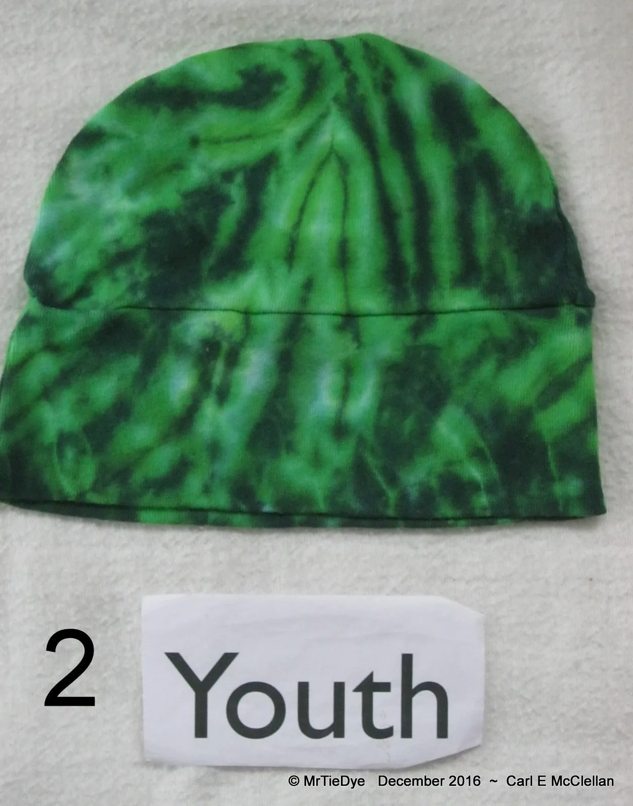 Youth Tie-Dye Beanie Cap      #2