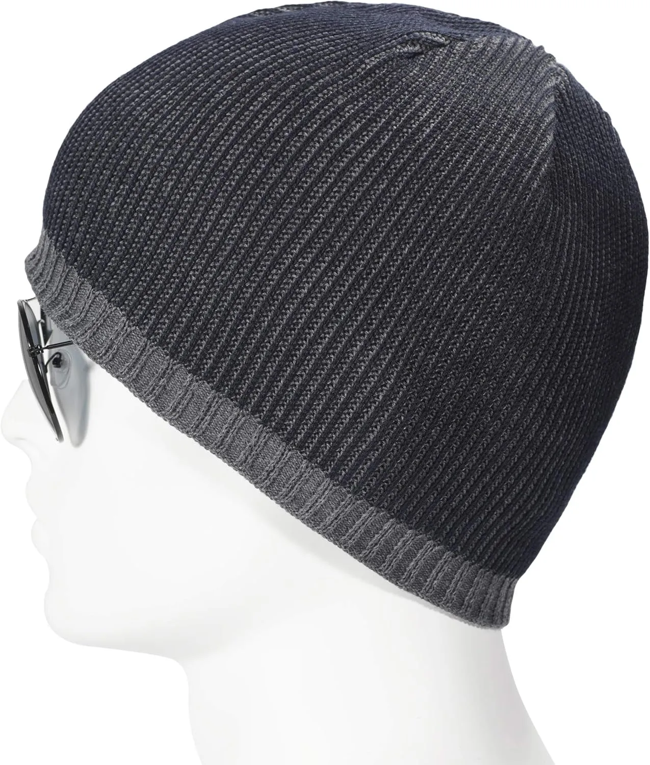ZLYC Men Fashion Knit Fisherman Beanie Hat Winter Warm Thick Skull Cap