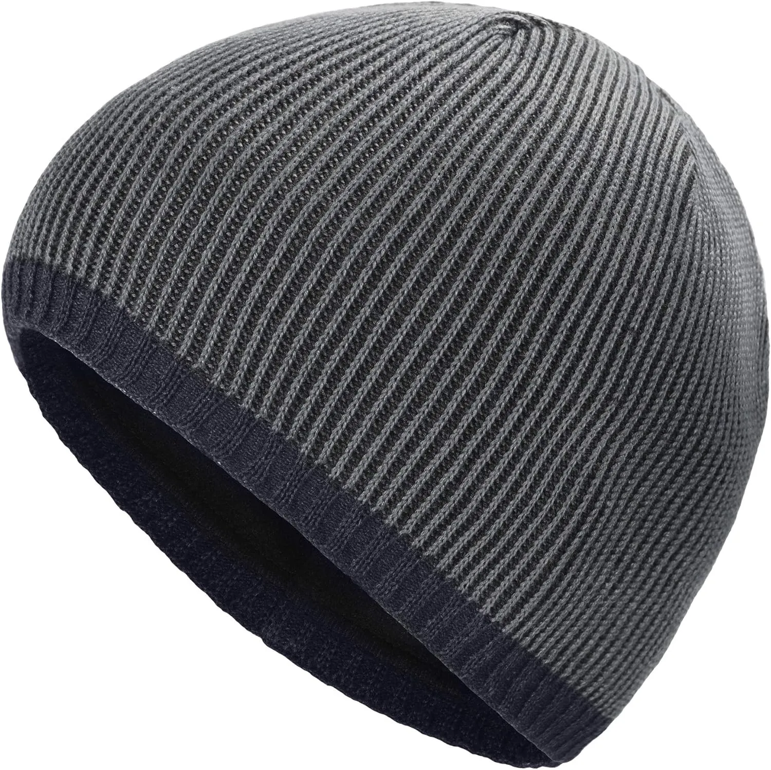 ZLYC Men Fashion Knit Fisherman Beanie Hat Winter Warm Thick Skull Cap